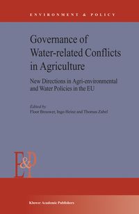 Produktbild: Governance of Water-Related Conflicts in Agriculture