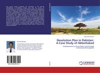 Produktbild: Devolution Plan in Pakistan: A Case Study of Abbottabad