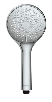 Produktbild: Duschkopf Watersaving Chrom &Oslash; 11 cm, Universal-Handbrause mit Wasserspar-System
