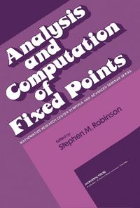 Produktbild: Analysis and Computation of Fixed Points