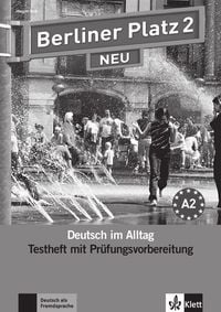 Produktbild: Berliner Platz 2 NEU - Testheft mit Pr&uuml;fungsvorbereitung 2 mit Audio-CD