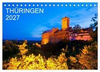 Produktbild: TH&Uuml;RINGEN 2027 (Tischkalender 2027 DIN A5 quer), CALVENDO Monatskalender