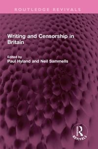 Produktbild: Writing and Censorship in Britain