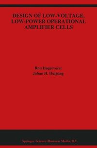 Produktbild: Design of Low-Voltage, Low-Power Operational Amplifier Cells