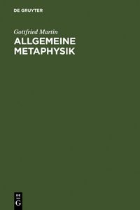 Produktbild: Allgemeine Metaphysik