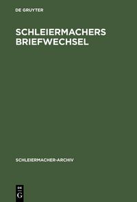 Produktbild: Schleiermachers Briefwechsel
