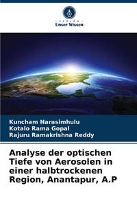 Produktbild: Analyse der optischen Tiefe von Aerosolen in einer halbtrockenen Region, Anantapur, A.P