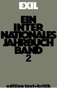 Produktbild: Erinnerungen ans Exil &ndash; kritische Lekt&uuml;re der Autobiographien nach 1933 und andere Themen