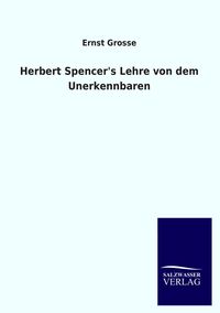 Produktbild: Herbert Spencer's Lehre von dem Unerkennbaren