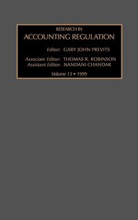 Produktbild: Research in Accounting Regulation