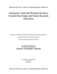Produktbild: Emergency Alert and Warning Systems