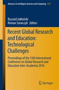 Produktbild: Recent Global Research and Education: Technological Challenges