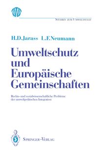 Produktbild: Umweltschutz und Europ&auml;ische Gemeinschaften
