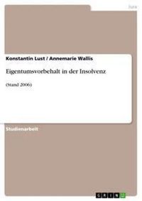 Produktbild: Eigentumsvorbehalt in der Insolvenz