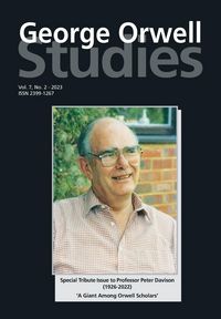 Produktbild: George Orwell Studies Vol.7 No.2