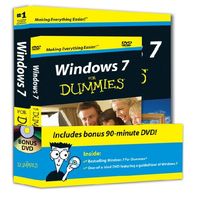 Produktbild: Rathbone, A: Windows 7 For Dummies, Book + DVD Bundle