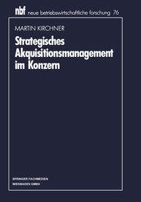 Produktbild: Strategisches Akquisitionsmanagement im Konzern