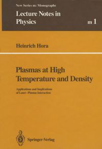 Produktbild: Plasmas at High Temperature and Density