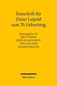 Produktbild: Festschrift f&uuml;r Dieter Leipold zum 70. Geburtstag
