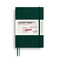 Produktbild: Wochenkalender & Notizbuch Medium (A5) 2027, 18 Monate, Softcover, Forest Green, Deutsch