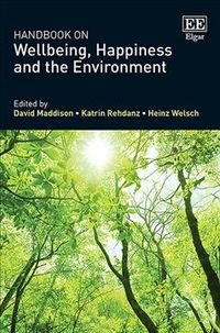 Produktbild: Handbook on Wellbeing, Happiness and the Environment