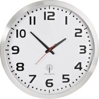 Produktbild: EuroTime 56863 Funk Wanduhr 50cm Silber