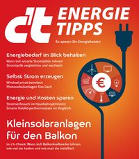 Produktbild: C't Energie-Tipps 2022