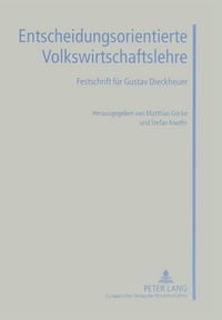 Produktbild: Entscheidungsorientierte Volkswirtschaftslehre