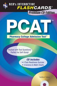Produktbild: PCAT (Pharmacy College Admission Test) Flashcard Book Premium Edition W/CD-ROM