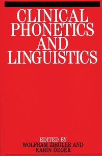 Produktbild: Ziegler, W: Clinical Phonetics and Linguistics