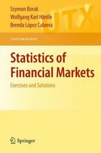 Produktbild: Statistics of Financial Markets