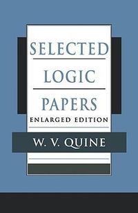Produktbild: Quine, W: Selected Logic Papers