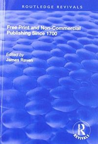 Produktbild: Free Print and Non-commercial Publishing Since 1700