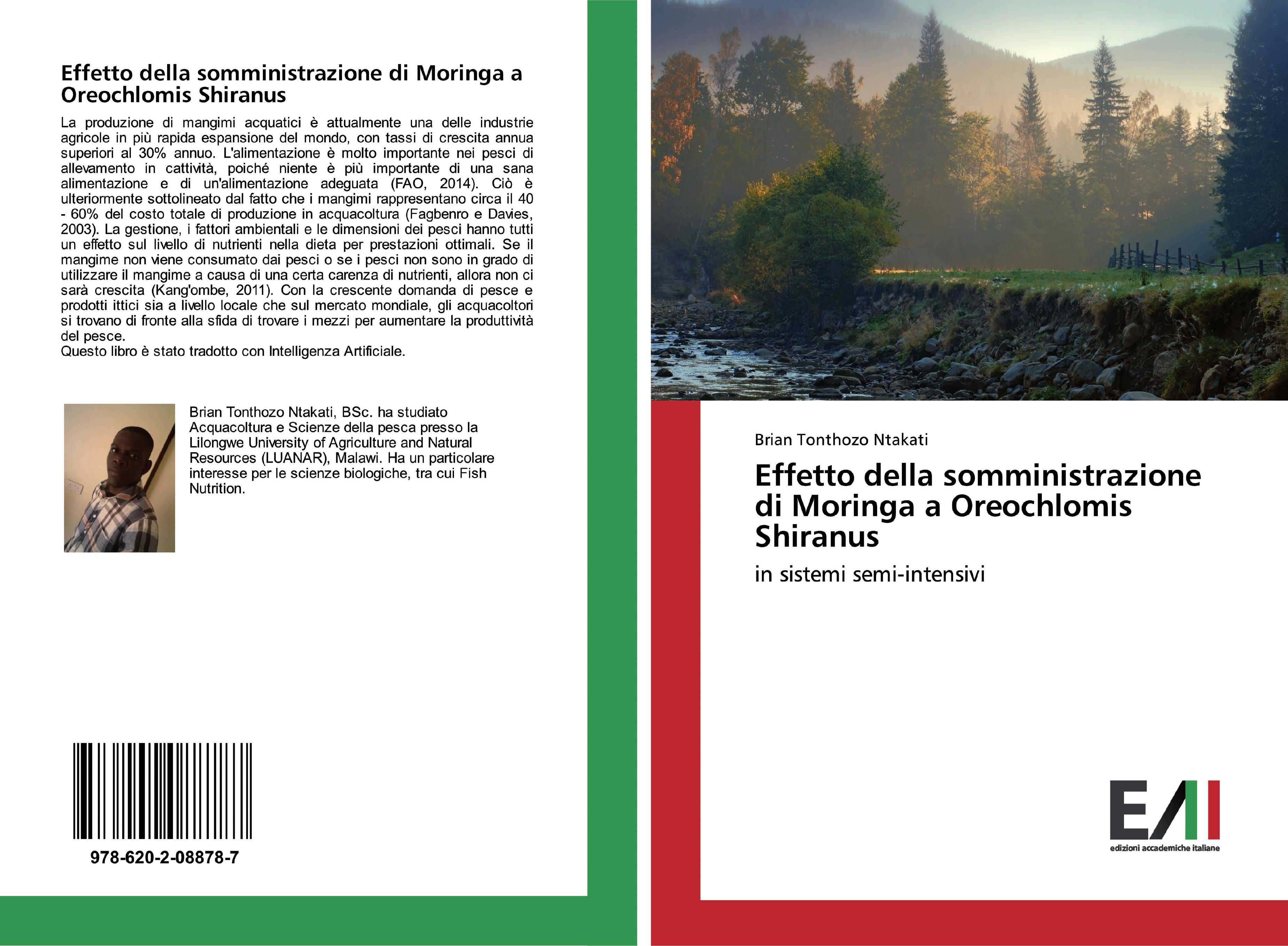 Produktbild: Effetto della somministrazione di Moringa a Oreochlomis Shiranus