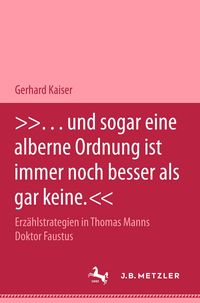 Produktbild: ... und sogar eine alberne Ordnung ist immer noch besser als gar keine.