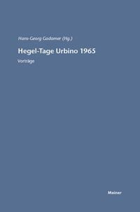 Produktbild: Hegel-Tage Urbino 1965
