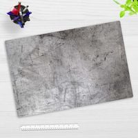 Produktbild: Cover-your-desk Schreibtischunterlage f&uuml;r Kinder Vintage Metallplatte Usedlook, aus hochwertigem Vinyl , 60 x 40 cm