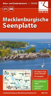 Bild vom Artikel Reise- und Entdeckerkarte Mecklenburgische Seenplatte 1 : 100 000 vom Autor 