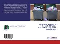 Produktbild: Economic Analysis of Household Waste Generation Disposal & Management