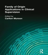 Produktbild: Family of Origin Applications in Clinical Supervision