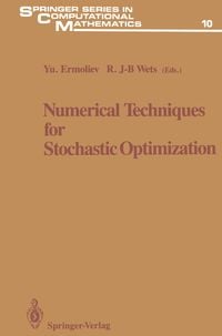 Produktbild: Numerical Techniques for Stochastic Optimization