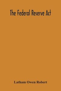 Produktbild: The Federal Reserve Act