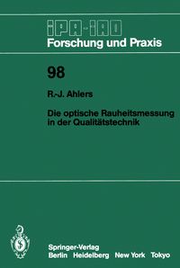 Produktbild: Die optische Rauheitsmessung in der Qualit&auml;tstechnik