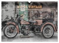Produktbild: MOTOS VINTAGE (Calendrier mural 2026 DIN A3 vertical), CALVENDO calendrier mensuel