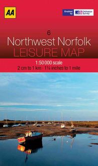 Produktbild: AA Leisure Map Northwest Norfolk