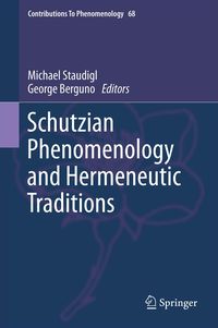 Produktbild: Schutzian Phenomenology and Hermeneutic Traditions