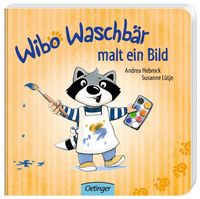 Produktbild: L&uuml;tje, S: Wibo Waschb&auml;r malt ein Bild