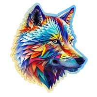 Produktbild: Holzpuzzle L Classy Wolf