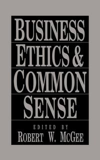 Produktbild: Business Ethics and Common Sense