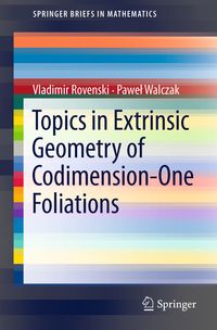 Produktbild: Topics in Extrinsic Geometry of Codimension-One Foliations